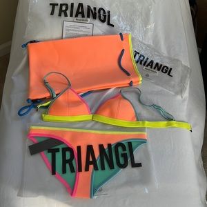 Triangle brand bathing suits brand new with tags size small